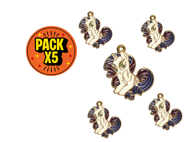 Dije Esmaltado Pony Violeta